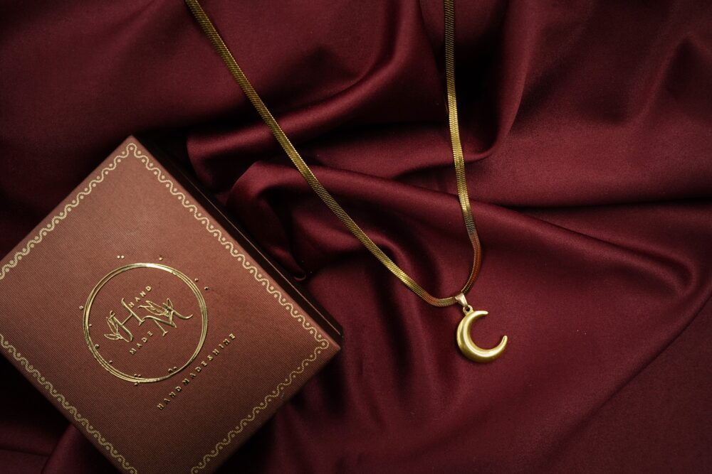 Gold Moon Pendant - Image 2