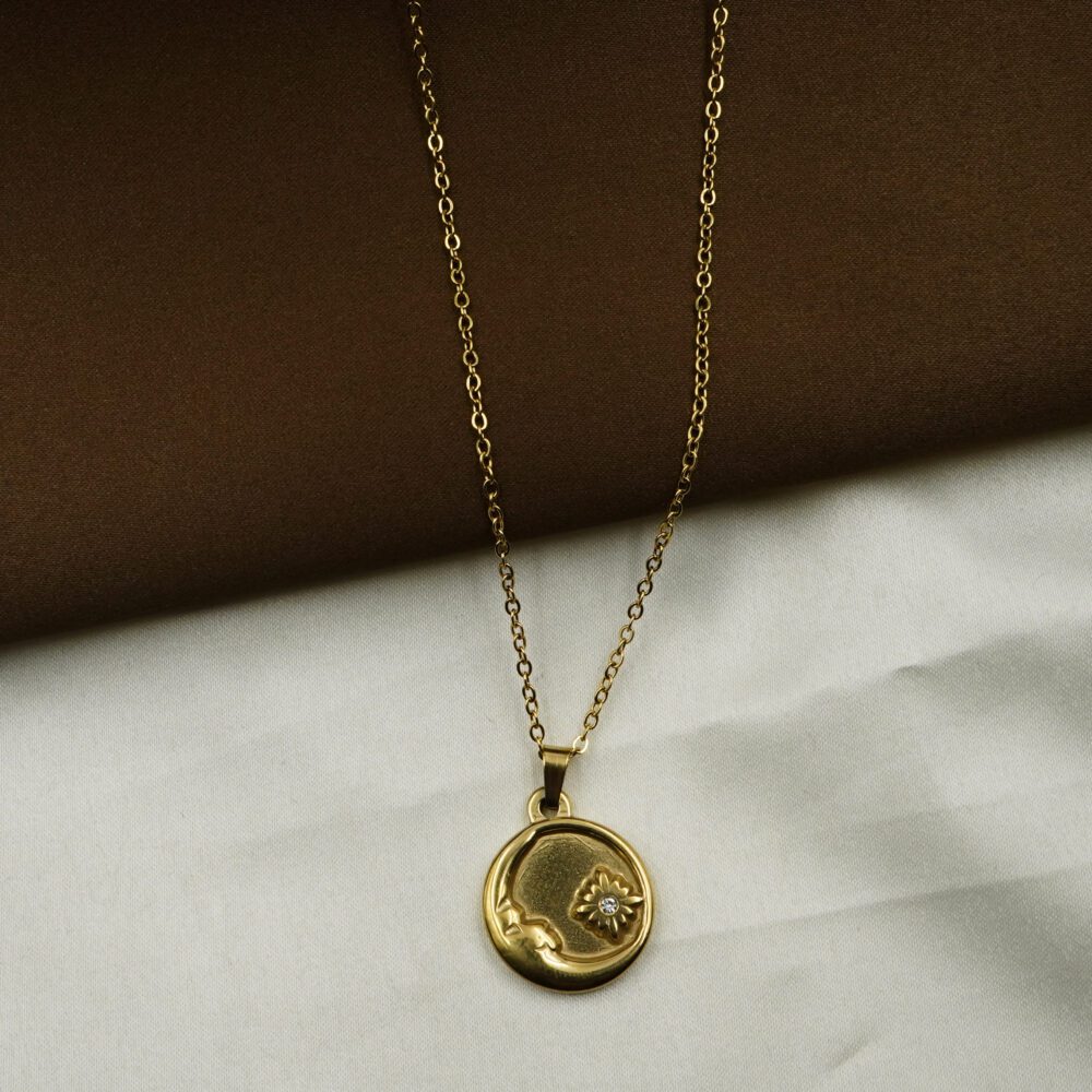 Gold Rose Pendant - Image 2