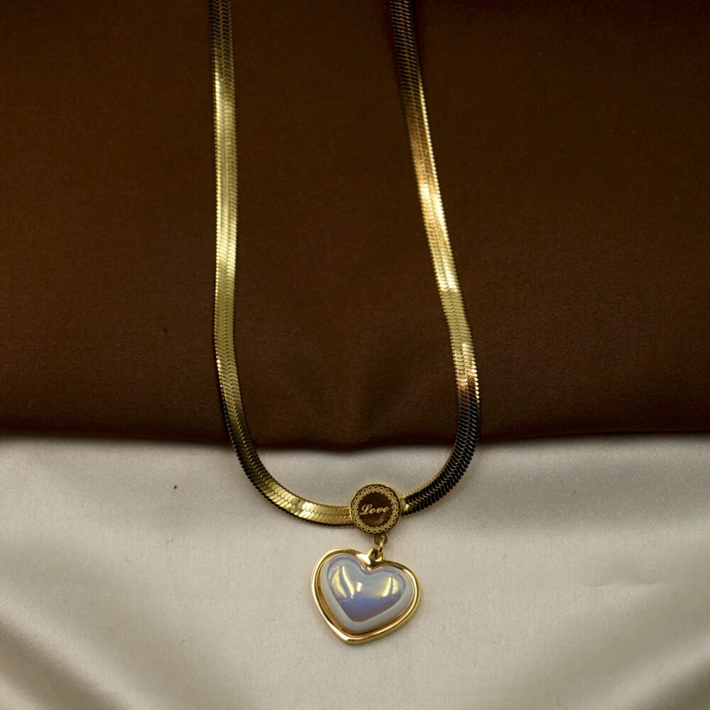 Pearl Heart Pedant - Image 2