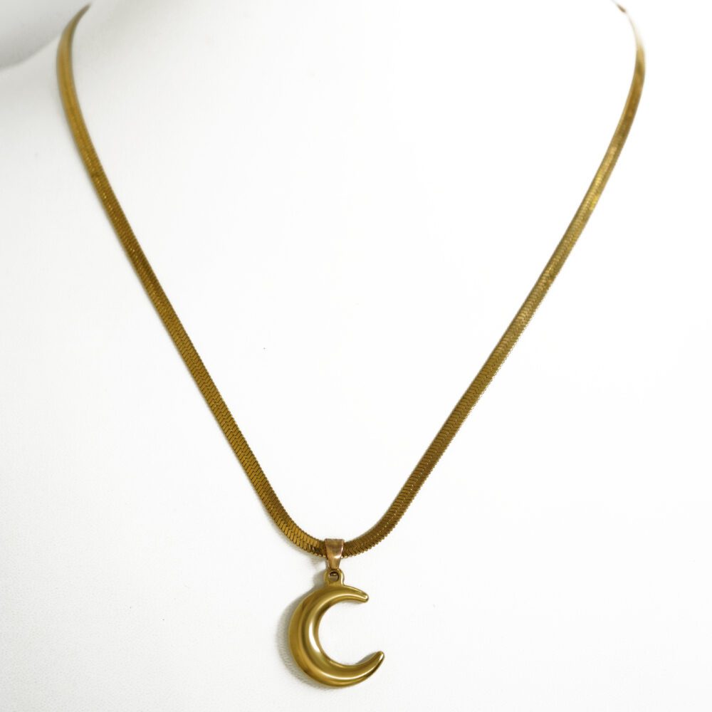 Gold Moon Pendant